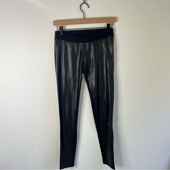 Hatch Night Out Faux Leather Maternity Leggings Black Size Small - Picture 4 of 9